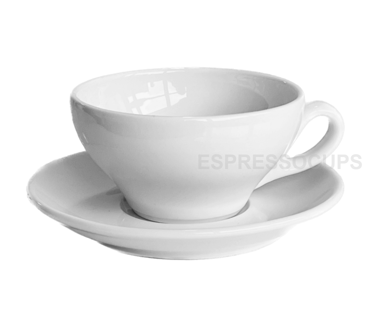 "LUCCA" Cappuccino Cups - white
